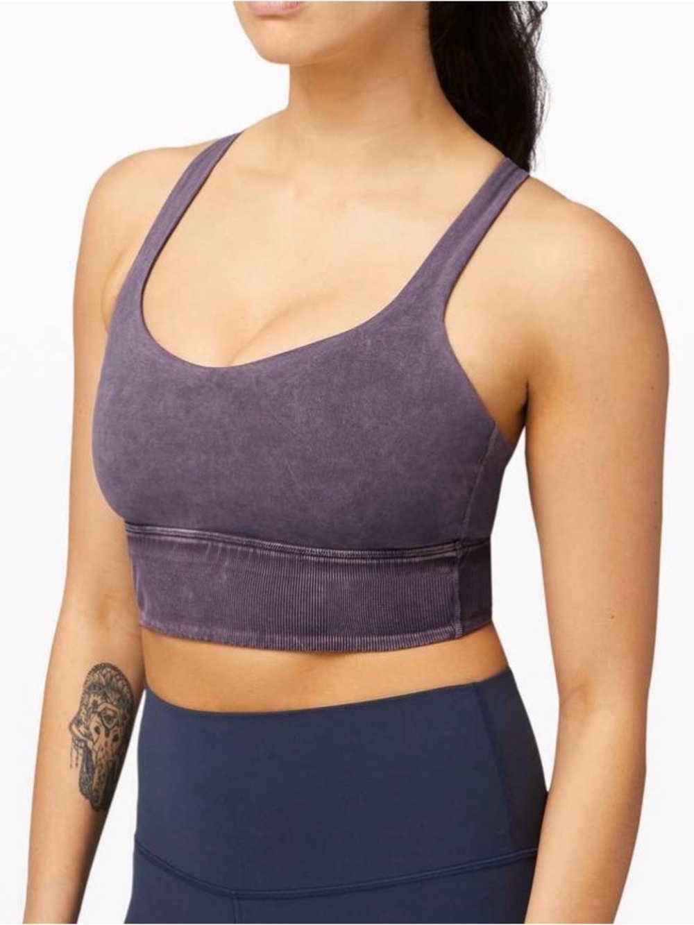 Lululemon Snow Wash Longline Sports Bra Size 4
